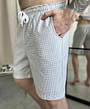 Шорти DUO унісекс, клітинка грейдж, фото 4