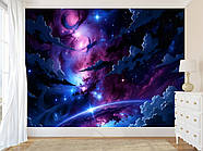 Самоклеюча плівка Oracal цікавий дизайн Всесвіту для вітальні, спальні "Космічний Шторм Світла", фото 6