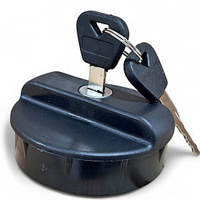 Кришка бензобака з ключем 2101, 2102, 2103, 2104, 2105, 2106, 2107 (чорна пластик) aR.