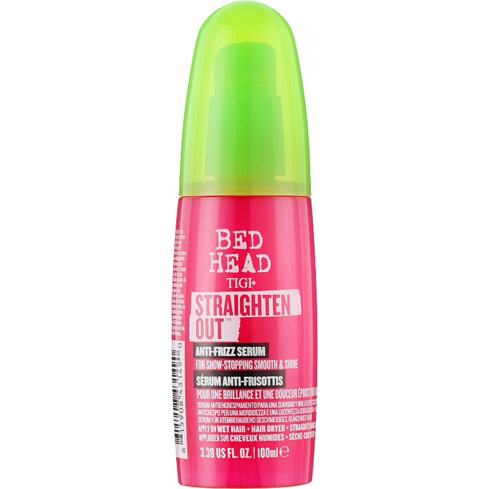 Сироватка для випрямлення волосся TIGI Bed Head Straighten Out Anti Frizz, 100 мл (615908431490)