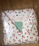 Жіноча Муслінова піжама, вишеньки на білому, фото 7