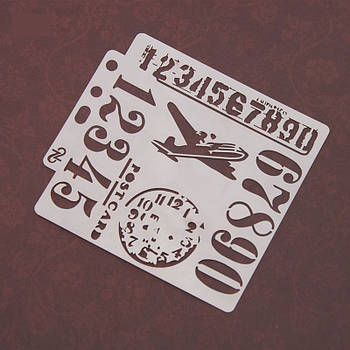 Трафарети для скрапбукінгу Час TRF025