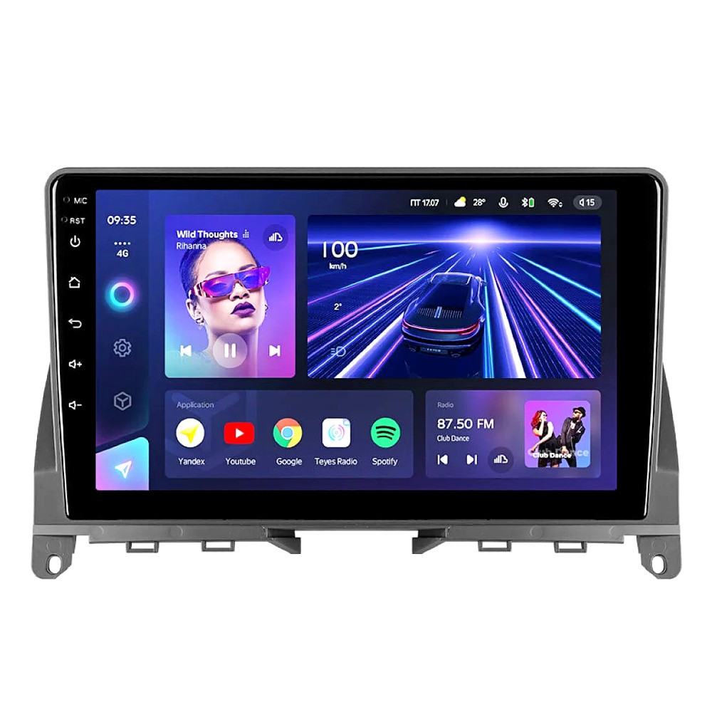 Штатна магнітола андроїд BENZ C-CLASS W204 Автомагнітола 2 дин 2/32, штатний головний пристрій мерседес, фото 1