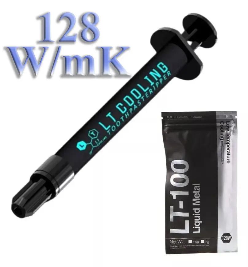 Термопаста — рідкий метал LT-100 LT 1.5 г Liquid Metal 128 W/mk