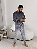 Піжама чоловіча COSY тепла "Теплик", сіра, фото 2
