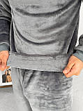 Піжама чоловіча COSY тепла "Теплик", сіра, фото 8