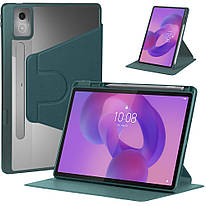 Чохол Galeo Hybrid Rotating with Stylus Holder для Lenovo Idea Tab Pro TB373FU 12.7" (2025) Dark Green