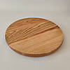 Дошка для піци " Гавайська" 30 см кругла з ясеня з гравіюванням, фото 4
