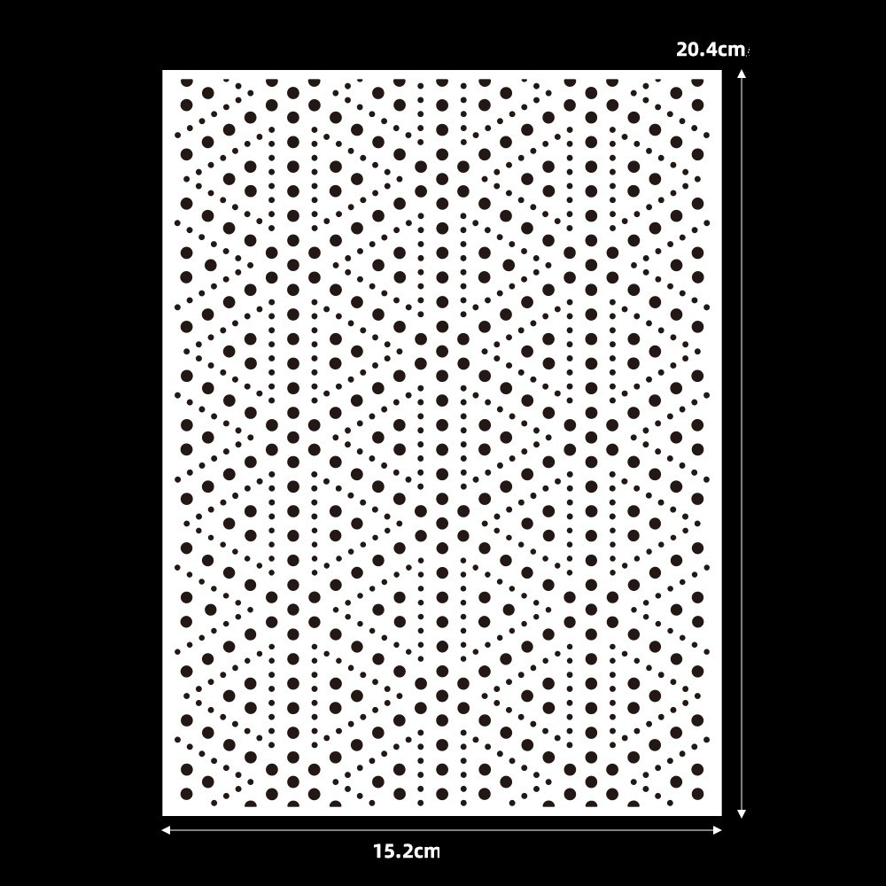 Трафарети для скрапбукінгу Фон крапочки TRF030, фото 1