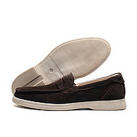 Чоловічі шкіряні лофери Dark Chocolate