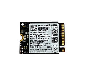 Накопитчувач SSD M.2 2230 Samsung PM991 PCIE Gen3 x4 NVMe 512GB (MZ9LQ512HALU-000D1) Б/В