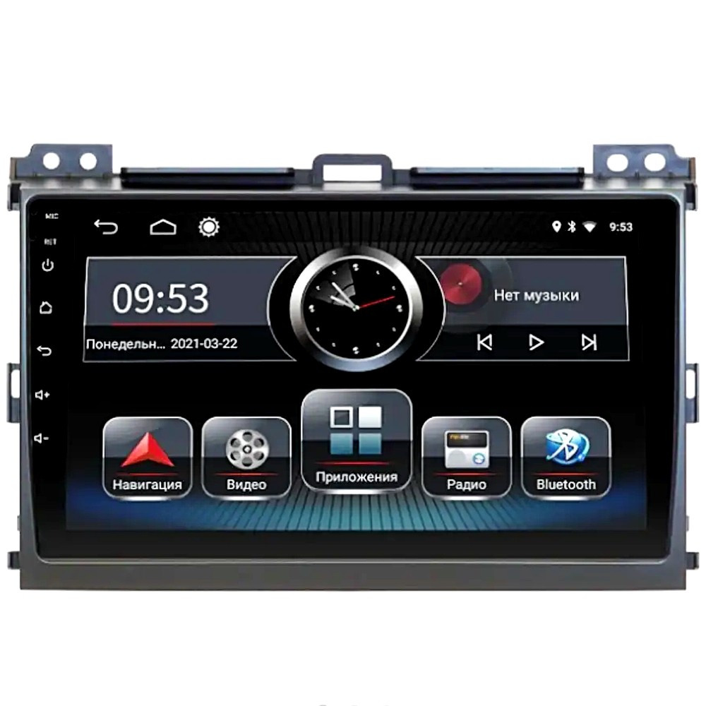 Штатна магнітола Toyota PRADO 2004+ Автомагнітола андроїд 2DIN, головний пристрій для туота прадо, фото 1