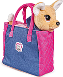 Інтерактивна м'яка іграшка собачка в сумочці перенесенні цуценят музичний M 5595 I UA, фото 6