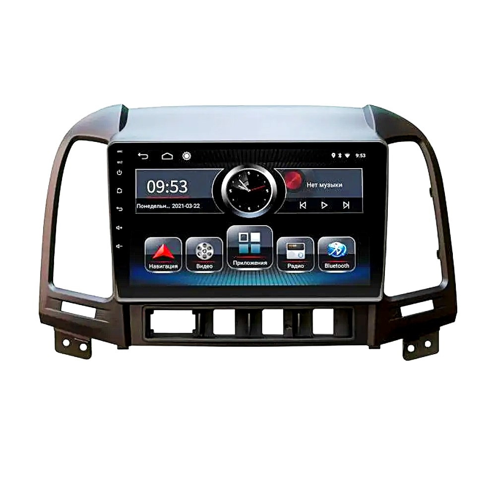 Штатна магнітола SANTA FEE/IX45 2006-12 Android, автомагнітола сантафе андроїд, фото 1