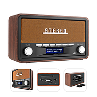 Портативний ретро стерео радіоприймач Audizio Foggia з BT/DAB+ FM 50W 3410267