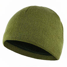 Шапка зимова статутна ВСУ, олива — в'язана з флісовою підкладкою, фото 2