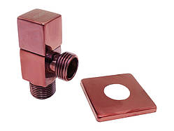 Кутовий кран 1/2"х3/4" керамична букса Rose Gold ASCO AS-AV-018