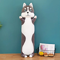 Мягкая игрушка Хаски 110 см, Игрушка плюшевый хаски