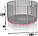 Садовий батут 6 футів/183 см із зовнішньою сіткою та сходами неопорту Едукамп, фото 5