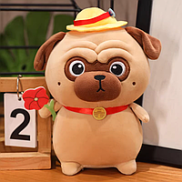 Іграшка Мопсик 24 см, компактний собачка для дітей і дорослих