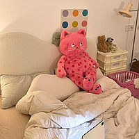 Мягкая игрушка Розовый Кот 62 см, Детская плюшевая игрушка кот