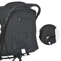 Прогулянкова коляска дитяча EL CAMINO MUSE ME 1118 Black Чорна, фото 2