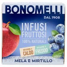 Чай BONOMELLI яблуко та лохина 24 гр, фото 1