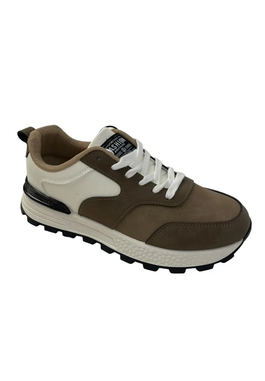 Чоловічі кросівки демісезонні коричневі, фото 1