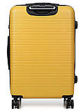 Валіза Франція середня M жовта 66х44х28+3см/74л/3.5кг/Worldline 627, фото 3