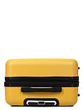 Валіза Франція середня M жовта 66х44х28+3см/74л/3.5кг/Worldline 627, фото 4