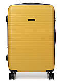Валіза Франція середня M жовта 66х44х28+3см/74л/3.5кг/Worldline 627, фото 2