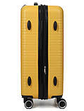 Валіза Франція середня M жовта 66х44х28+3см/74л/3.5кг/Worldline 627, фото 7