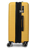 Валіза Франція середня M жовта 66х44х28+3см/74л/3.5кг/Worldline 627, фото 8