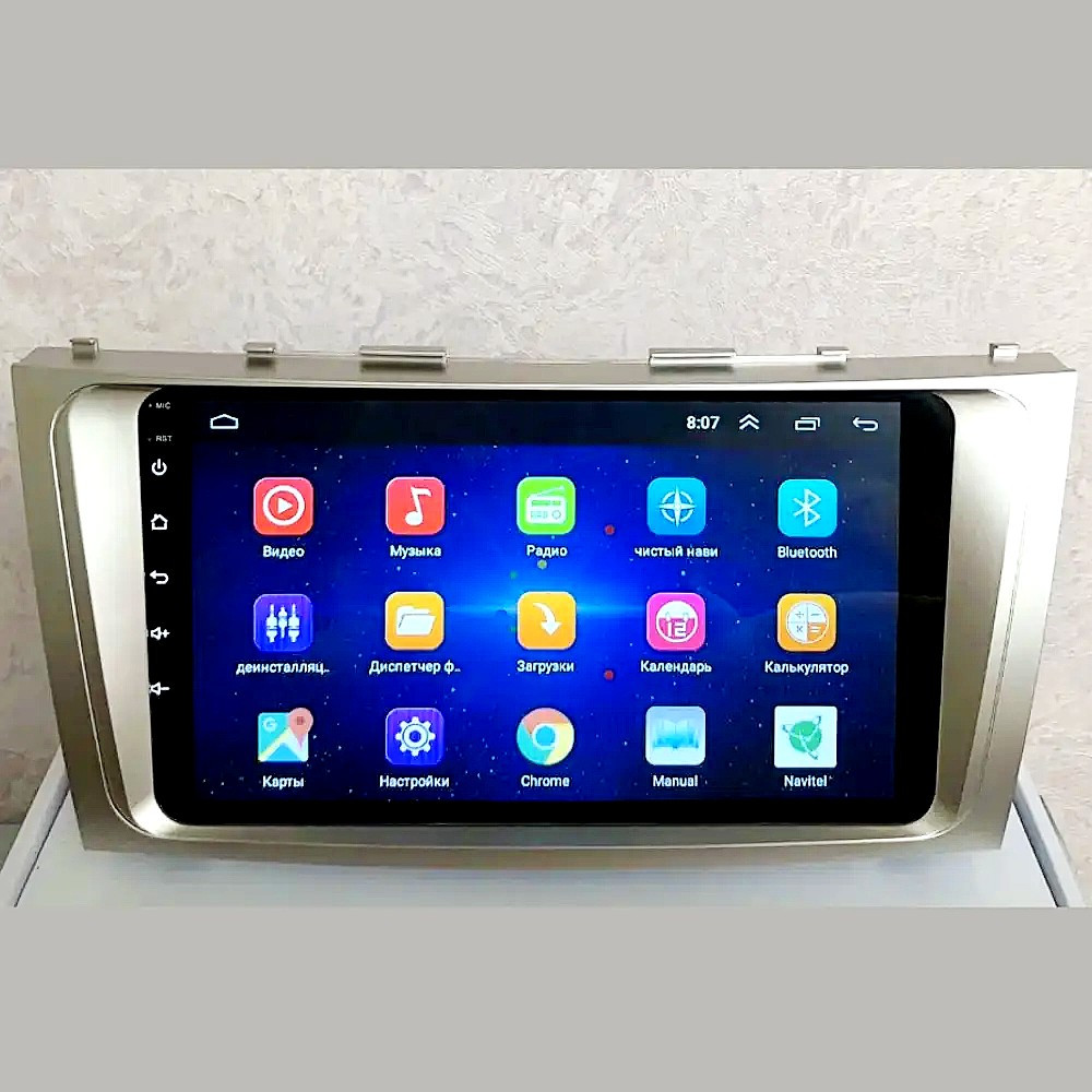 Штатна магнітола Toyota CAMRY V40 2006-11, Автомагінітола андроїд 2дин, автомагнітола тутола камі на андроїд, фото 1