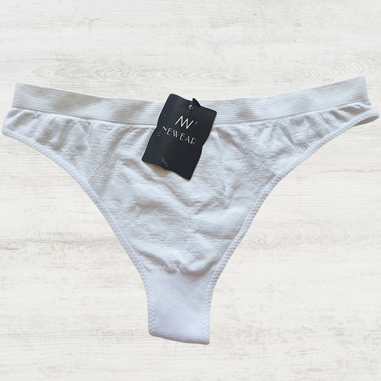 Стрінги Безшовні Колір Білий - Присутня Пляма (593), фото 1