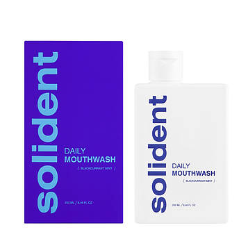 Ополіскувач для ротової порожнини Solident Blackcurrant Mint, 250 мл (1687)