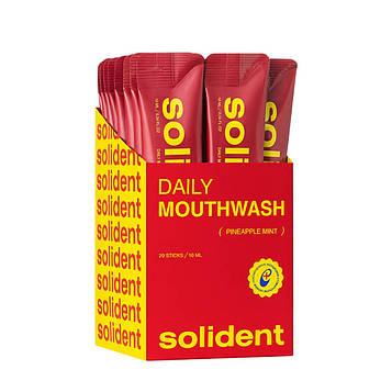 Набір ополіскувачів для ротової порожнини Solident Pineapple Mint, 20шт по 10мл (1919)