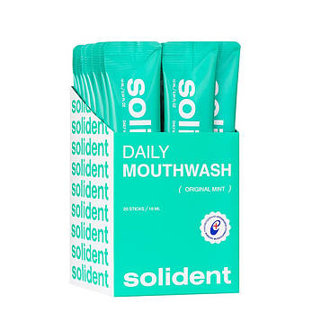 Набір ополіскувачів для ротової порожнини Solident Original Mint 20шт по 10г (Mr1921)