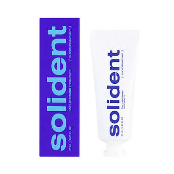 Щоденна відбілювальна зубна паста Solident Blackcurrant Mint, 25 мл (1678)