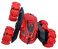 Машинка трюкова радіокерована всюдихід 360 з пультом керування браслет перевертун світлові ефекти