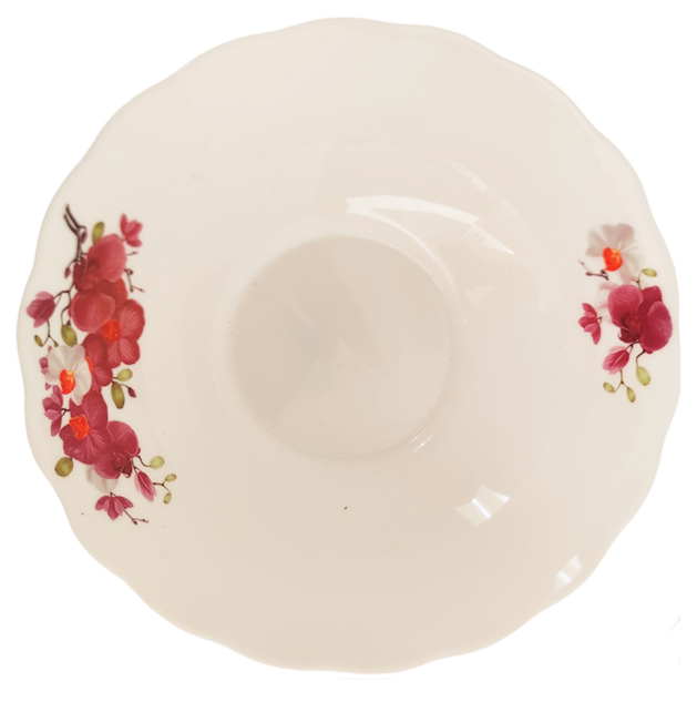 Салатник склокераміка 18 см. Букет орхідей, фото 1