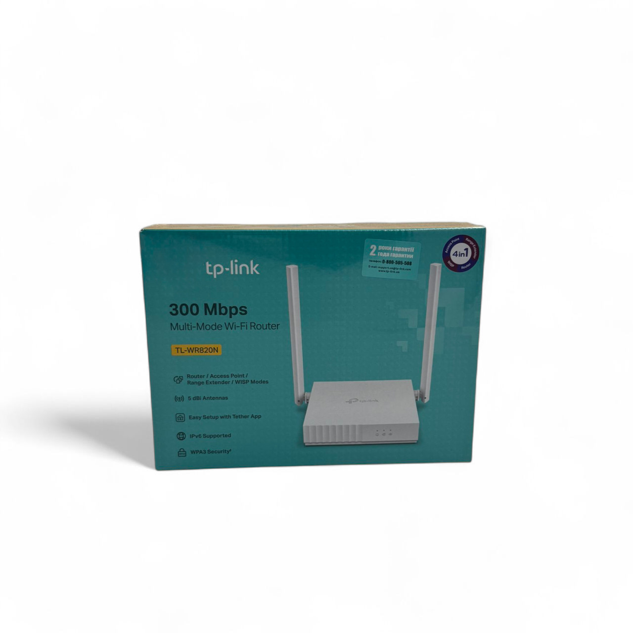 TP-LINK TL-WR820N — компактний та потужний Wi-Fi роутер для дому та офісу