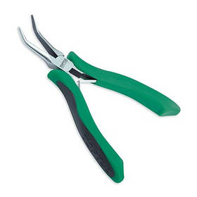 Плоскогубці з подовженими губками 6" загнуті Toptul DFCK2206