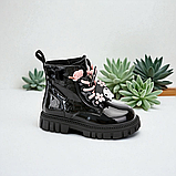 Демісезонні дитячі черевики для дівчинки Apawwa N5050P р.21-25 Чорний, фото 2
