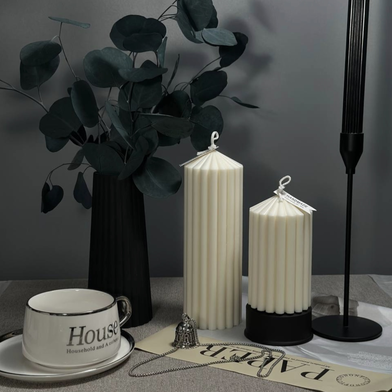 Форма для свічки, мод.39, 12,5 смх7 см, акрил, 1 шт., багаторазова, фото 1