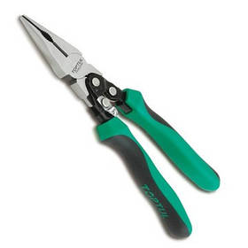 Плоскогубці з подовженими губками 8,5" (з подвійним зусиллям) Toptul DFBE228E