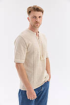 В'язана вишиванка з коротким рукавом "Назар", фото 2