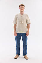 В'язана вишиванка з коротким рукавом "Назар", фото 4