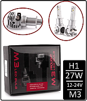 Светодиодная LED-лампа Megalight H1 12V-24V M3 6500K 6500L 27W радиатор
