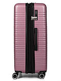 Валіза Франція велика L рожева 76х49х31+3см/110л/4.2кг/Worldline 627, фото 8